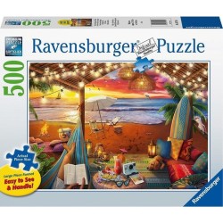 Ravensburger puzzel Gezellige cabana puzzel 500 stukjes