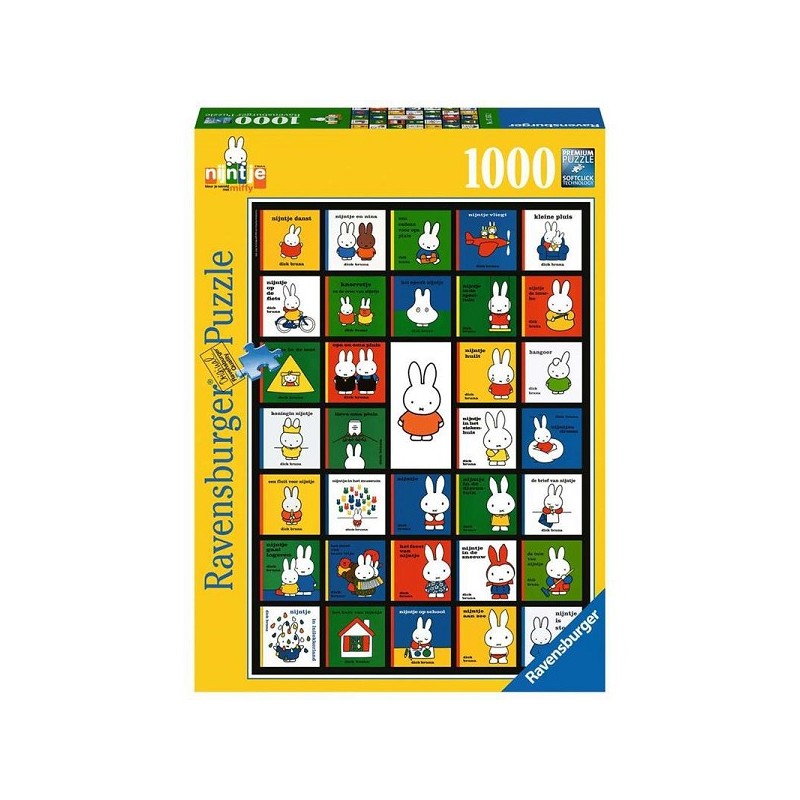 Ravensburger Miffy puzzle couvertures de livres 1000 pièces