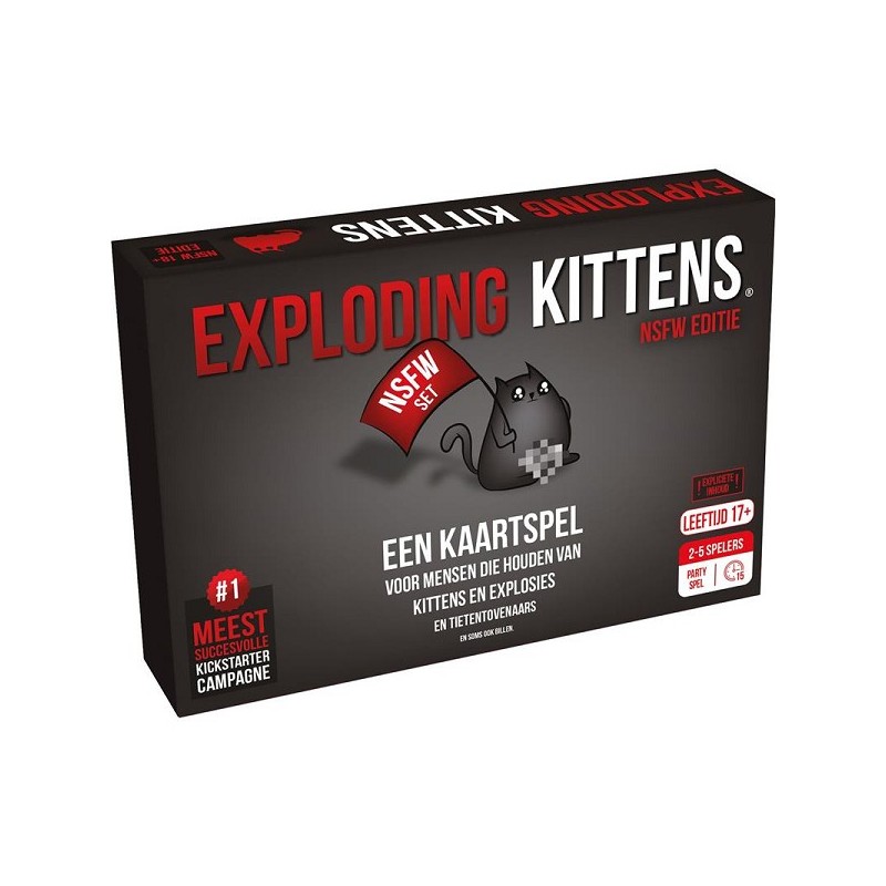 Exploding Kittens NSFW 18+ kaartspel NL