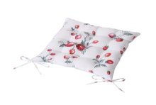 Boltze Home Zitkussen aardbei 'Emily' polyester 40x40x7cm