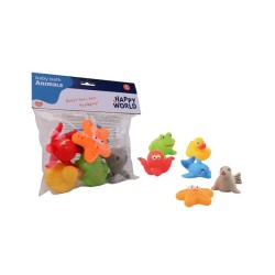 John Toy Happy World 6 jouets de bain dans un sac
