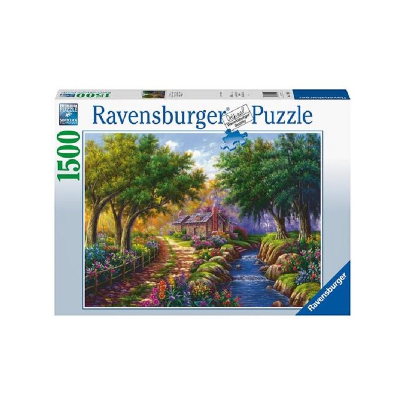 Ravensburger Cottage bij de rivier puzzel 1500 stukjes