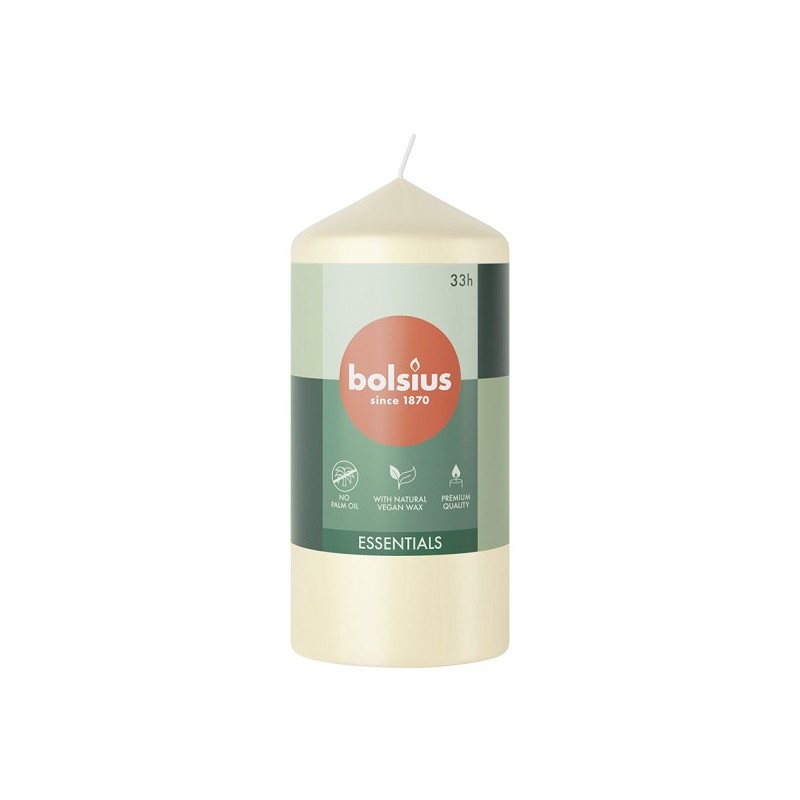 Bolsius Stompkaars 120/58 Soft Pearl