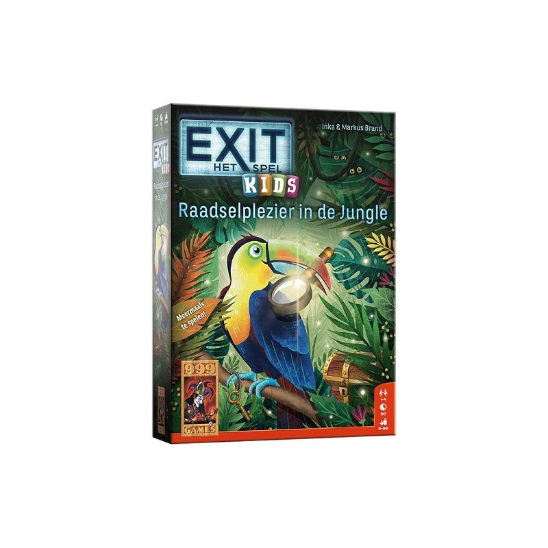 999 Games EXIT - Kids Raadselplezier in de Jungle- Breinbreker