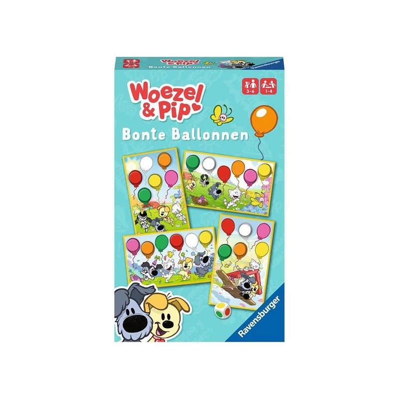 Ravensburger Woezel & Pip Bonte ballonnen