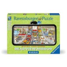 Ravensburger puzzel Comic - Rear view mirror Verkeerschaos 1000 stukjes