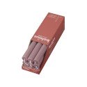 Bolsius Rustiek tafelkaars Ash Rose 270/23mm - Doos a 9 stuks
