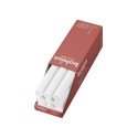 Bolsius Rustiek tafelkaars Cloudy White 270/23mm - Doos a 9 stuks