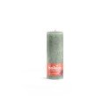 Bolsius Shine Collection Rustiek stompkaars 190/68 Jade Green-Jadegroen