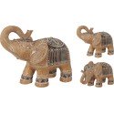 Deco Olifant 31cm 2 assorti