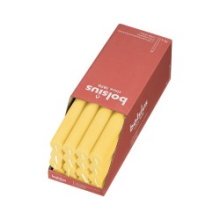 Bolsius Shine Collection Boîte de 16 bougies rustiques jaune soleil