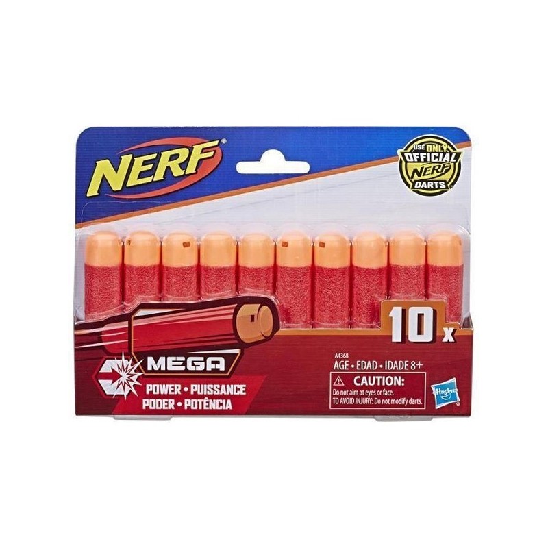 Hasbro Nerf Mega Darts (10 st) Leeftijd vanaf 8 jaar
