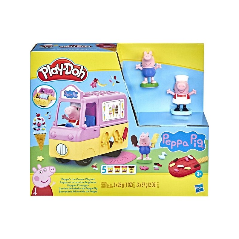 Hasbro Play-Doh Peppas Ensemble de jeu de crème glacée