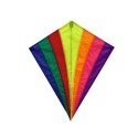 Diamant vlieger regenboog 82x88cm