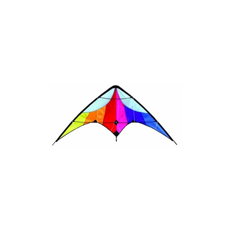 Stuntvlieger regenboog II 130x60cm