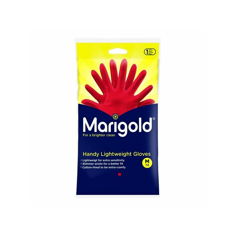 Marigold Handy rood M pak a 6 paar handschoenen