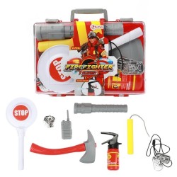 Toi Toys Fire Fighter Brandweerkoffer met accessoires 25x16x6cm