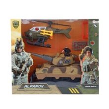 Toi Toys Alfafox Ensemble de jeu militaire avec accessoires