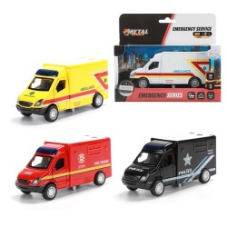 Toi Toys Van Service d'urgence + lumière et son