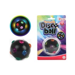 Toi Toys Balle rebondissante Disco 5,5 cm avec lumière