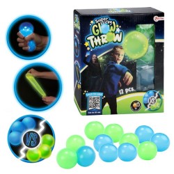 Toi Toys Boules phosphorescentes Glow Throw 12 pièces