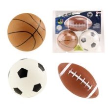 Toi Toys Pro Sports Mini sportballen 3 stuks op kaart