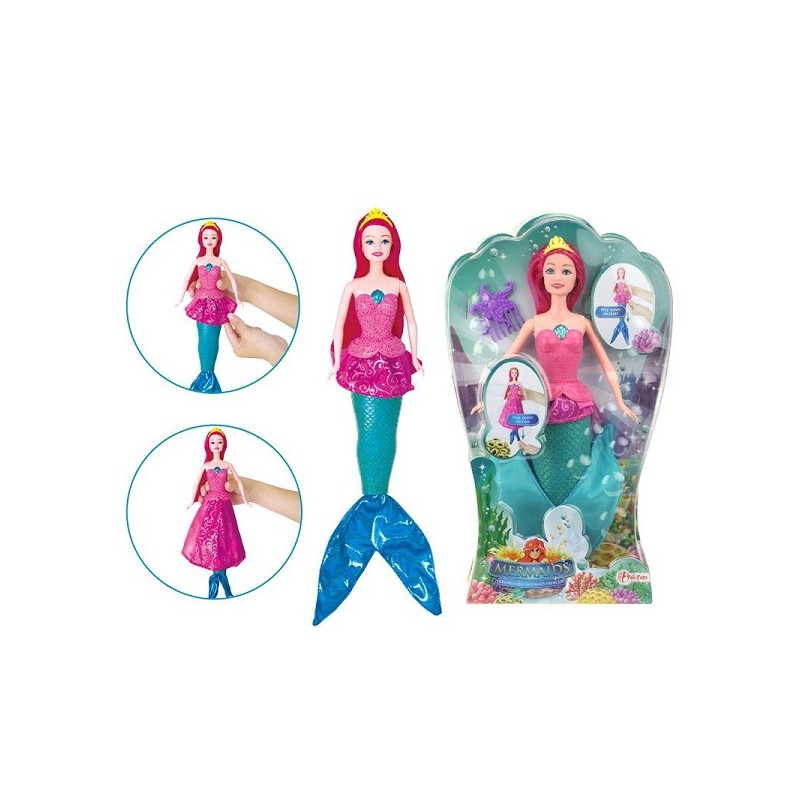 La poupée Toi Toys Mermaids Teen se transforme en princesse sirène