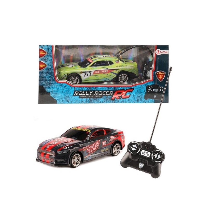 Toi Toys Rally auto Radiografisch met afstandsbediening