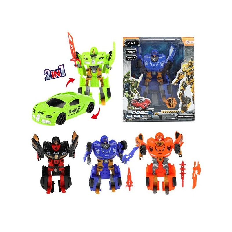 Toi Toys Roboforces Change robot super voiture 20,5 cm