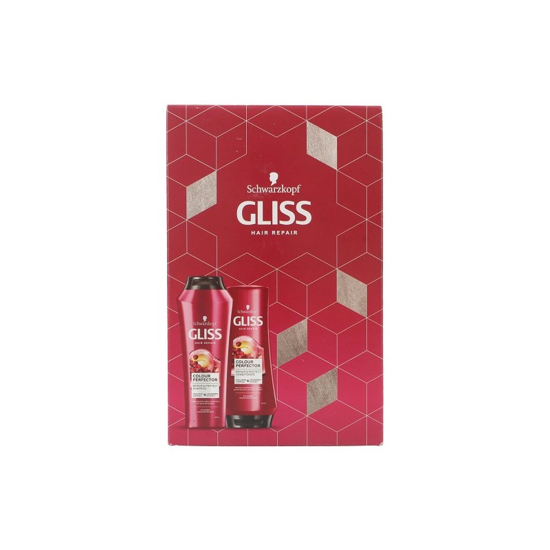 Gliss Giftset Shampoo 250ml+Conditioner 200ml Colour Perfector