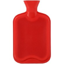 Warmwaterkruik 2 liter grijs of rood