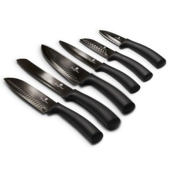 BerlingerHaus set de 6 couteaux noir brillant