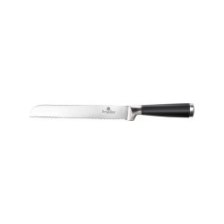 BerlingerHaus Couteau à pain 20cm en acier inoxydable avec manche soft touch noir