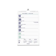 Wandkalender weekkalender 2024 2 spiraal 13x21cm