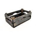 Veilingkist oud hout rechthoekig 39x26x18cm