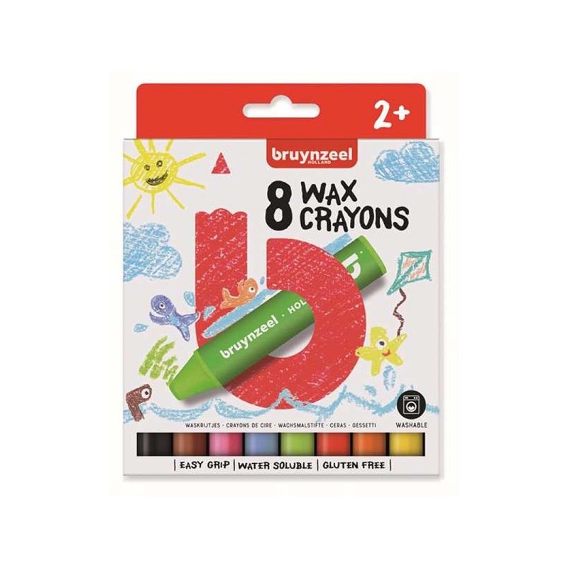 Bruynzeel 8 crayons Early Learning