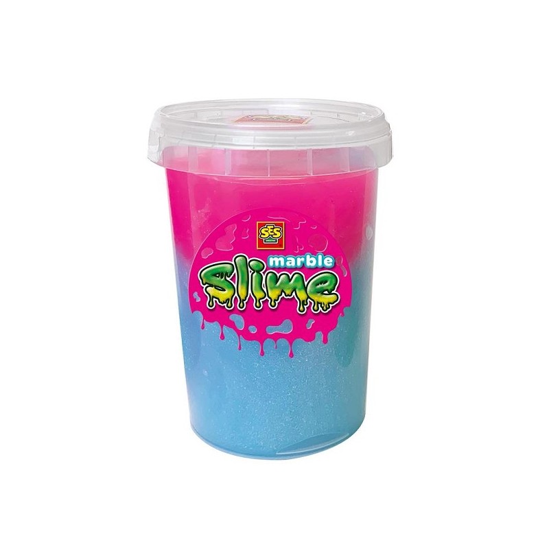 Ses Marble slime - Blauw en roze 200gr