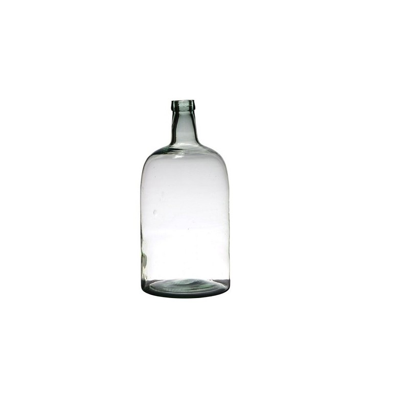 Vase bouteille Terri verre recyclé Ø19xh40cm
