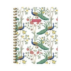 Deltas Peacock notebook (lijnen) spiraalboek