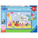 Ravensburger puzzel Peppa Pig - Twee puzzels - 12 stukjes - kinderpuzzel