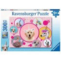 Ravensburger puzzel Schattige eenhoorn-honden - Legpuzzel - 300 stukjes