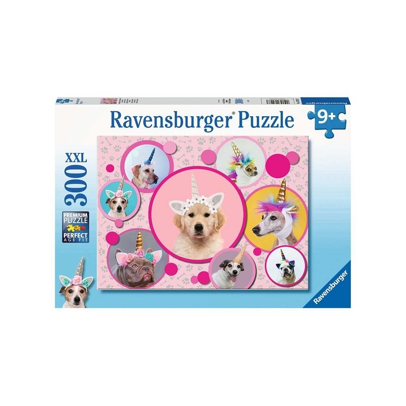 Puzzle Ravensburger Chiens licornes mignons - Puzzle - 300 pièces