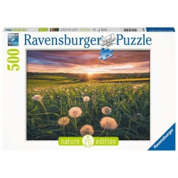 Ravensburger puzzel Paardenbloemen bij zonsondergang - Legpuzzel - 500 stukjes