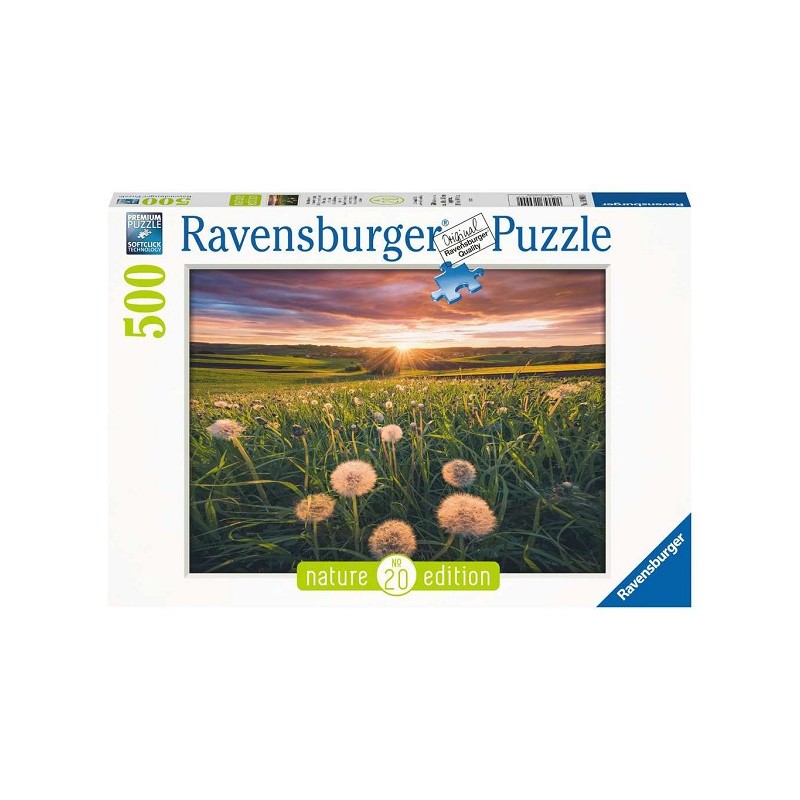 Ravensburger Puzzle Pissenlits au coucher du soleil - Puzzle - 500 pièces