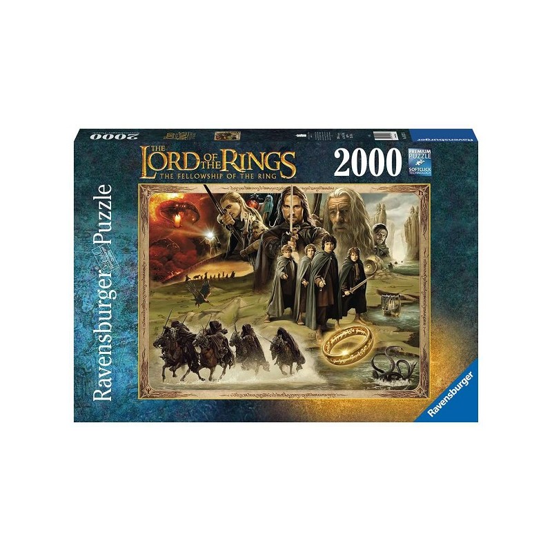 Ravensburger puzzle Le Seigneur des Anneaux La Communauté de l'Anneau - puzzle - 2000 pièces