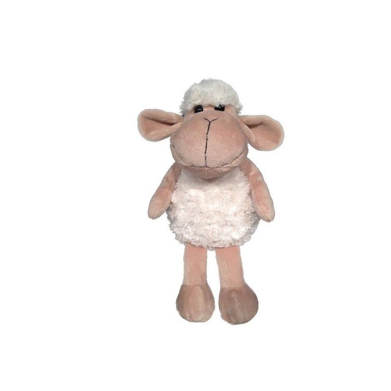 Pluche schaap zittend 30cm