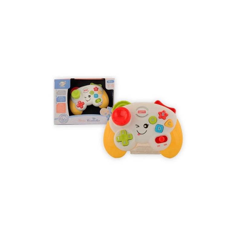 Manette de jeu bébé avec lumière et son 18 mois+