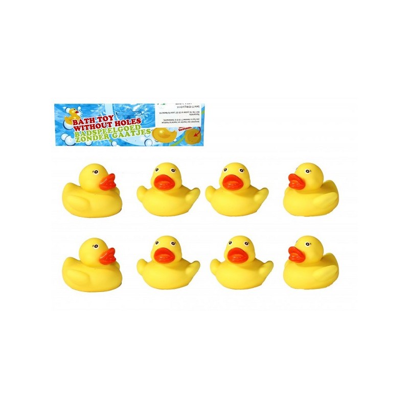Badeendjes 6cm set a 8 stuks
