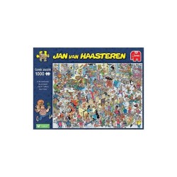 Puzzle Jumbo Jan van Haasteren chez le coiffeur 1000pcs