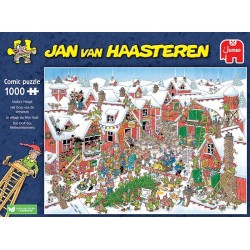 Puzzle Jumbo Jan van Haasteren Village du Père Noël 1000pcs
